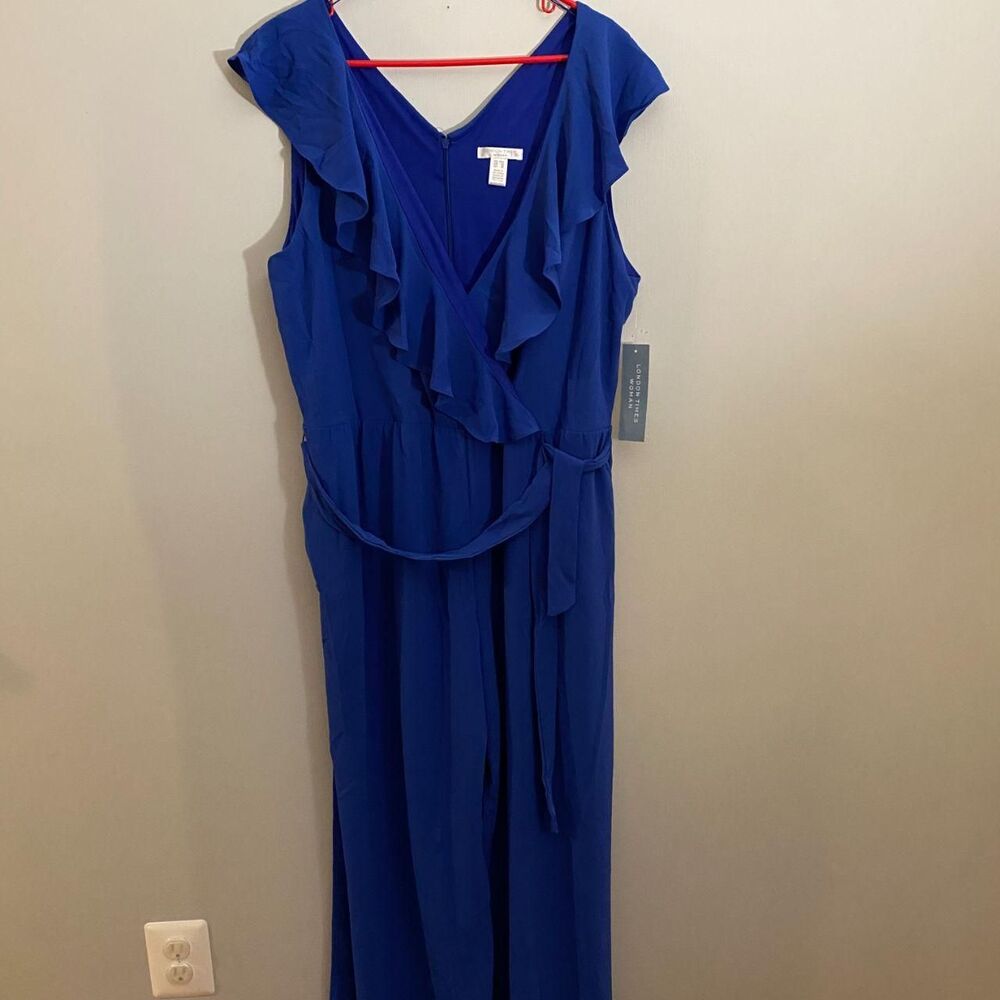 London-times Men's Blue Jumpsuit